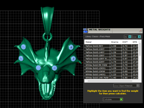 Aurum Draconis 吊坠 3D 打印模型 3D 打印模型