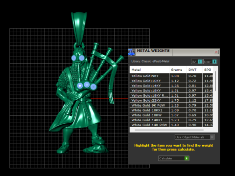 Bagpiper Pendant 3D Printable Model 3D Принт Модель