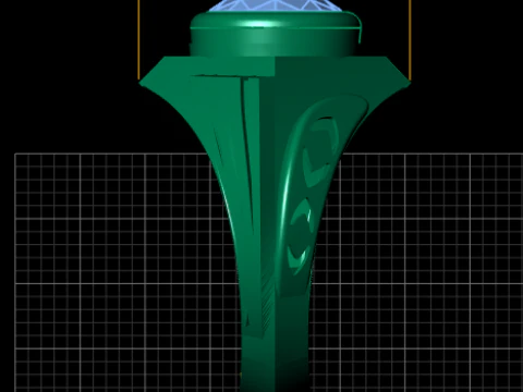 Akar Ruby Ring 3D Printable Model 3D Print Model