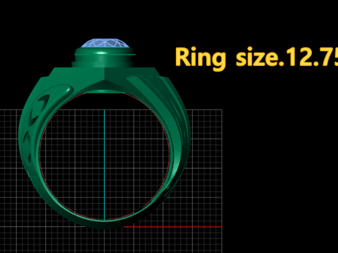 Akar Ruby Ring 3D Printable Model Modèles 3D en vedette