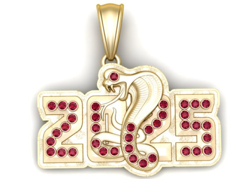 2025 Cobra Pendant 3D Printable Model 3D Druckmodell