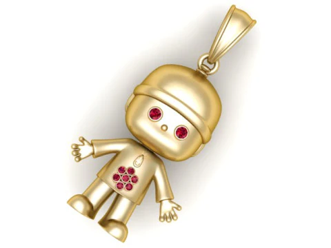 Baby Pendant 3D Printable Model 3D Print Model