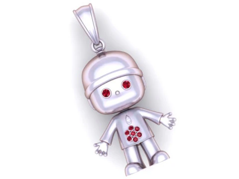 Baby Pendant 3D Printable Model 3D Print Model