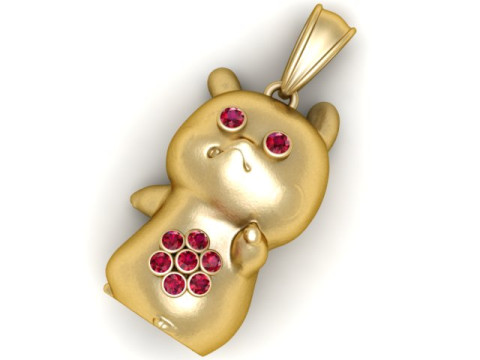 Pikachu Baby Pendant 3D Printable Model 3D printmodel