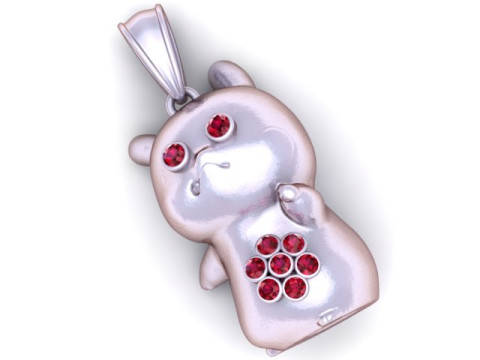 Pikachu Baby Pendant 3D Printable Model 3D printmodel