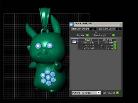 Pikachu Baby Pendant 3D Printable Model 3D printmodel