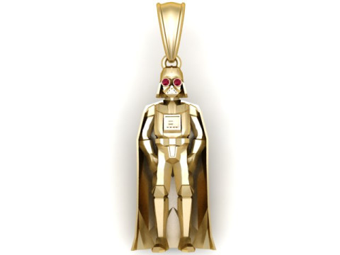 The Sith Sentinel Pendant 3D Printable Model 3D 打印模型