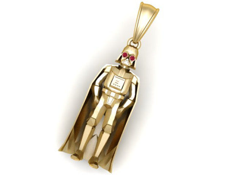 The Sith Sentinel Pendant 3D Printable Model 3D Принт Модель