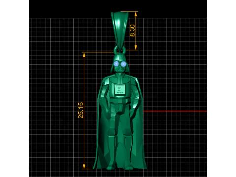 The Sith Sentinel Pendant 3D Printable Model 3D Print Model