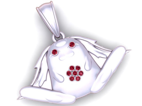 Fleurabubu Pendant 3D Printable Model 3D Принт Модель