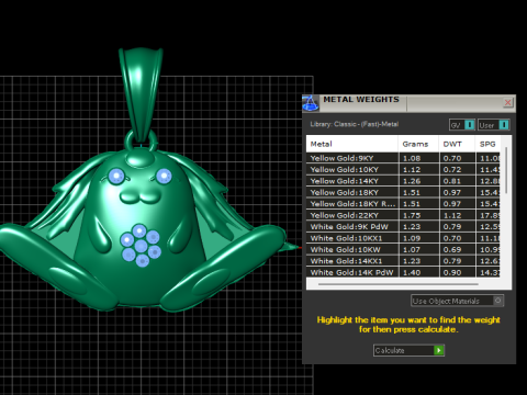 Fleurabubu Pendant 3D Printable Model 3D Принт Модель