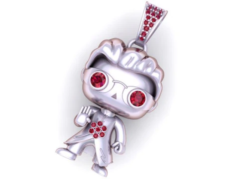 Funko Pop Figure Pendant 3D Printable Model 3D Print Model