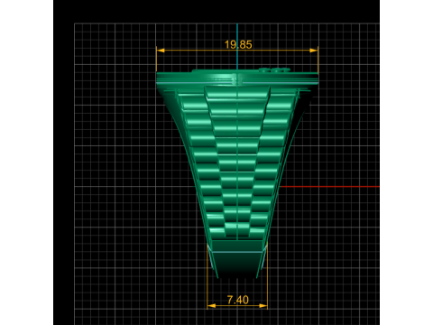 Crown Ring 3D Printable Model Model Cetak 3D