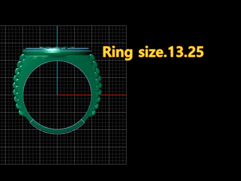 Crown Ring 3D Printable Model 3D Print Model