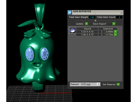 LADY FLYING GHOST PENDANT 3D PRINTABLE MODEL 3D Print Model