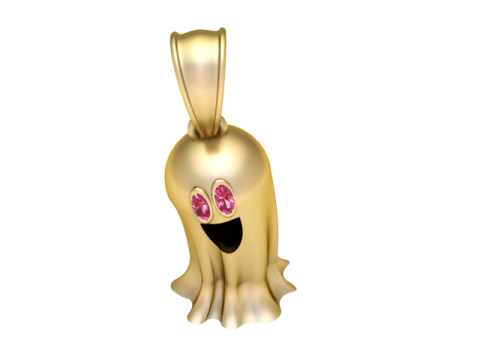 Flying LADY Ghost Pendant 3D Printable Model 3D Baskı Modeli