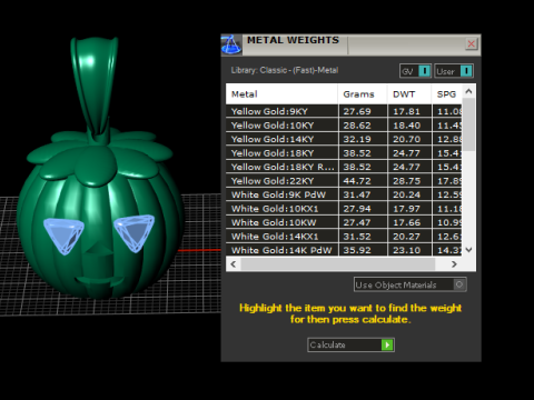Pumpkin Love Face Pendant 3D Printable Model Modelo de impresión 3D