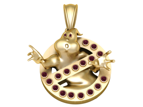 Spooky Sparkle Pendant 3D Printable Model 3D Принт Модель