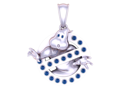 Spooky Sparkle Pendant 3D Printable Model 3D Принт Модель