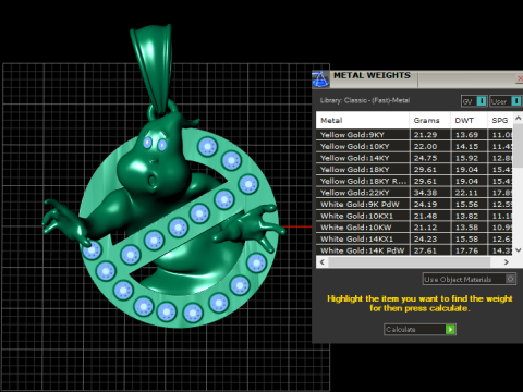 Spooky Sparkle Pendant 3D Printable Model 3D Принт Модель