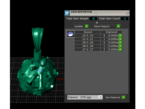 3D-druckbares Modell des Voyagers-Charm-Anhängers 3D Druckmodell