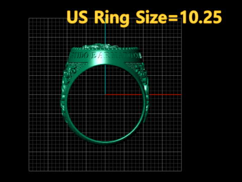 Saint George Knight Signet Ring 3D Printable Model Modelo de impresión 3D