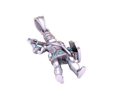 Knight Warrior Pendant 3d printable model 3D Print Model