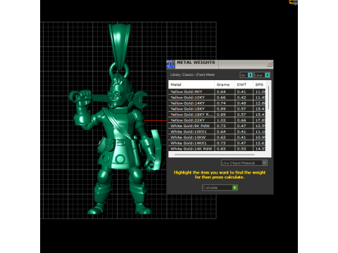 Modello stampabile 3d con ciondolo cavaliere guerriero Modello di stampa 3D