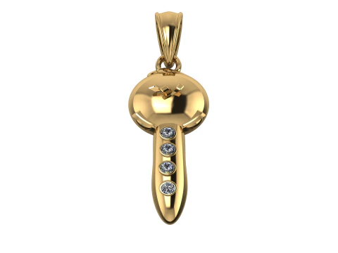 Home Key Pendant 3d pritable model 3D Print Model