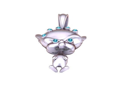 Devil man Pendant 3d printable model 3D Print Model