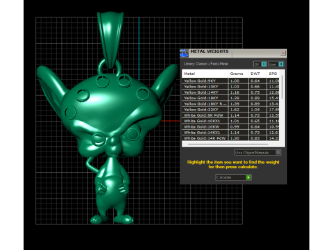 Devil man Pendant 3d printable model Model Cetak 3D