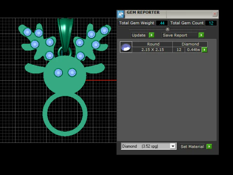 Dear face pendant 3d printable model 3D Print Model