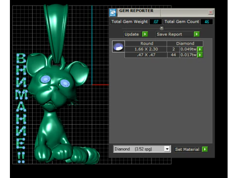 Dog animal pendant 3D printable model 3D Print Model