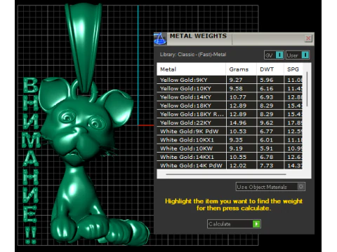 Dog animal pendant 3D printable model 3D Print Model