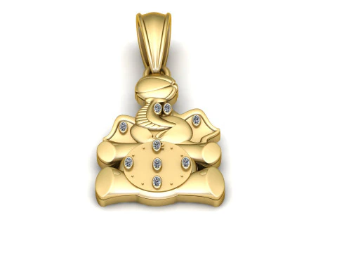 Modelo para impressão em 3D do pingente Ganesha Modelo de Impressão 3D