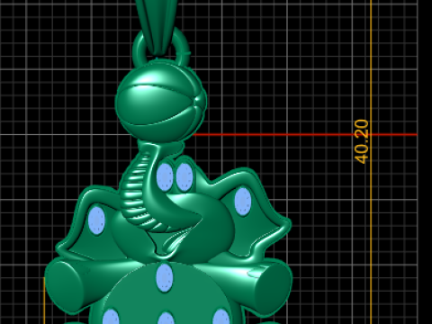 Ganesha Pendant 3d printable model 3D 打印模型
