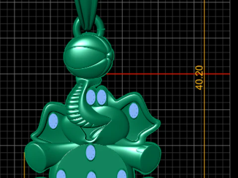 Ganesha Pendant 3d printable model 3D Print Model