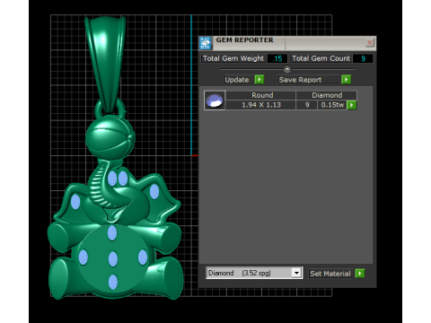 Ganesha Pendant 3d printable model 3D 打印模型