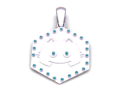 Discordian Charm Pendant 3D Printable Amulet 3D Print Model