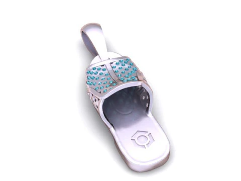 The Golden Slipper Pendant 3D Printable Model 3D Print Model