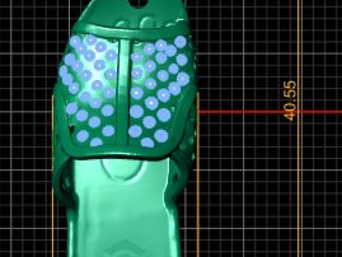 The Golden Slipper Pendant 3D Printable Model Modelo de impresión 3D
