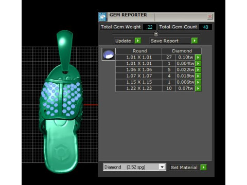 The Golden Slipper Pendant 3D Printable Model Modelo de impresión 3D