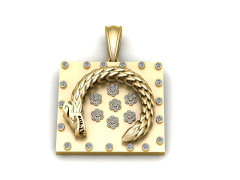 Dragons Heart Pendant 3D Printable Model 3D Print Model