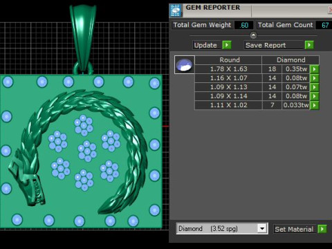 3D-модель для друку з підвіскою «Серце дракона». 3D Принт Модель