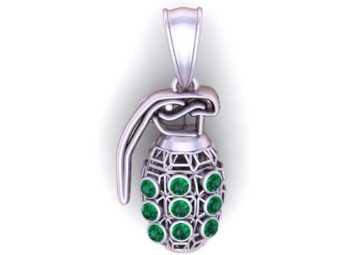 Modelo imprimible en 3D con colgante de pluma Modelo de impresión 3D