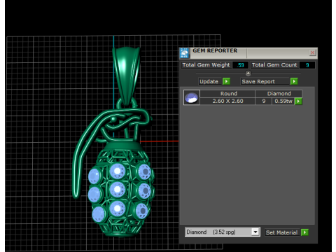 Modelo imprimible en 3D con colgante de pluma Modelo de impresión 3D