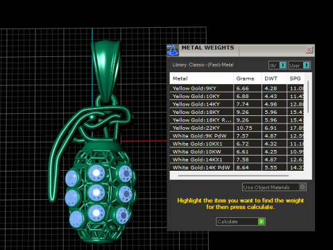 Modelo imprimible en 3D con colgante de pluma Modelo de impresión 3D