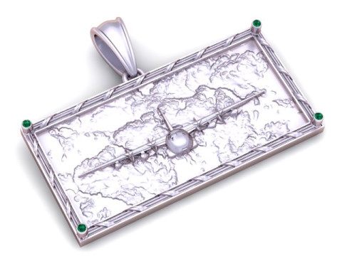 C-130 大力士飞机吊坠 3D 打印模型 3D 打印模型