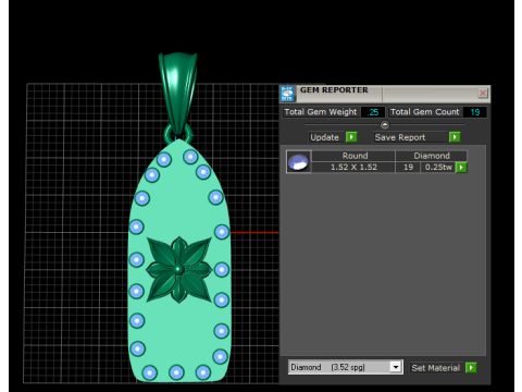 Golden Ship Pendant 3D Printable Model 3D printmodel