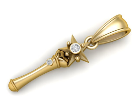 Le pendentif clé de l'empereur modèle imprimable en 3D Modèles 3D en vedette